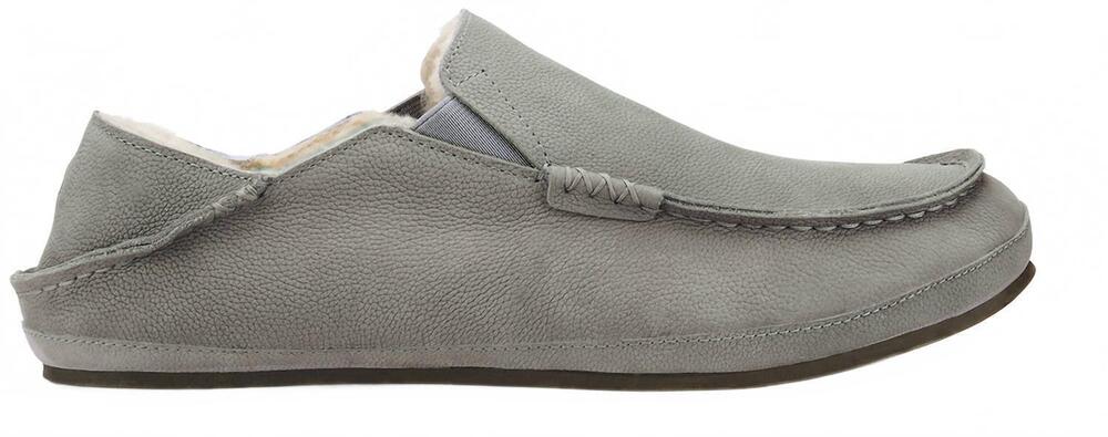 NEW OLUKAI men's moloa slipper in sharkskin/sharkskin